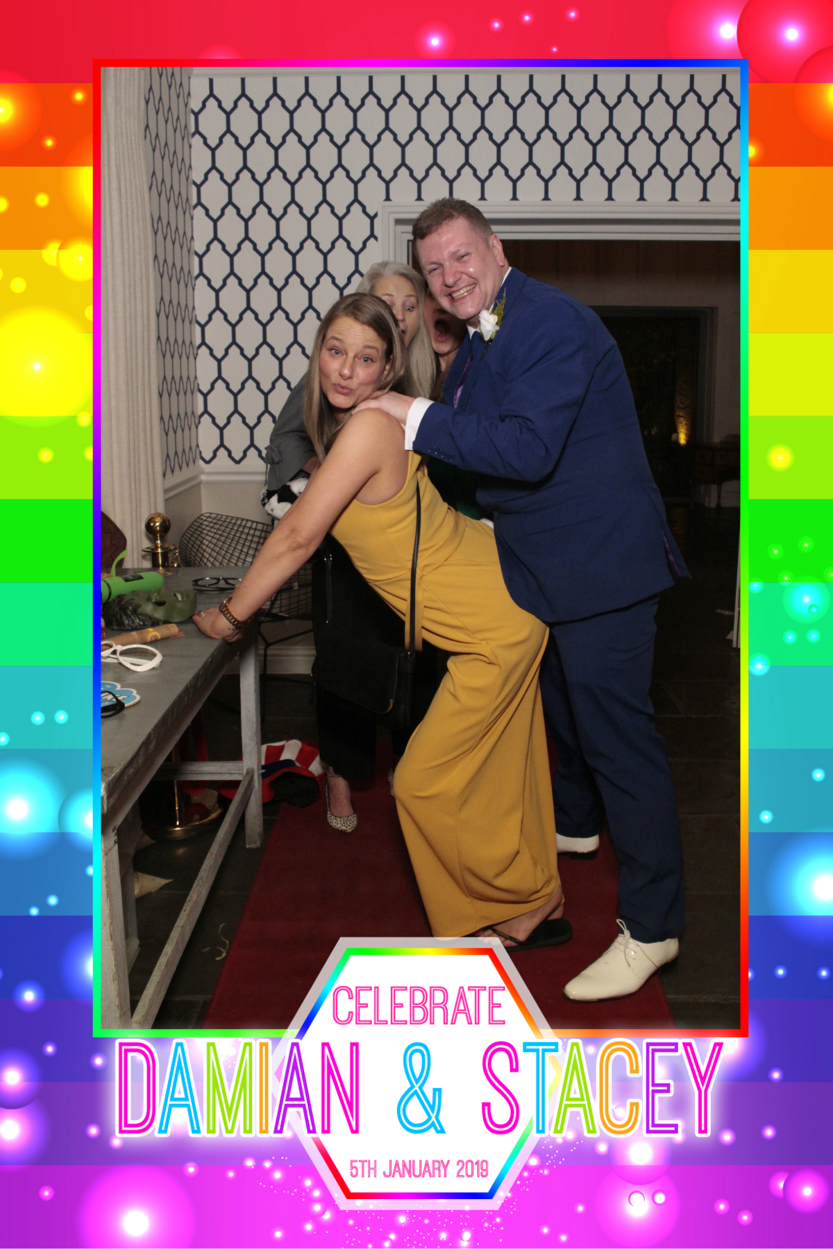Damian and Stacey's Wedding | View more photos from the event at gallery.myphotoboothexperience.co.uk/u/MyPhotoBoothExperienceLtd/Damian-and-Staceys-Wedding